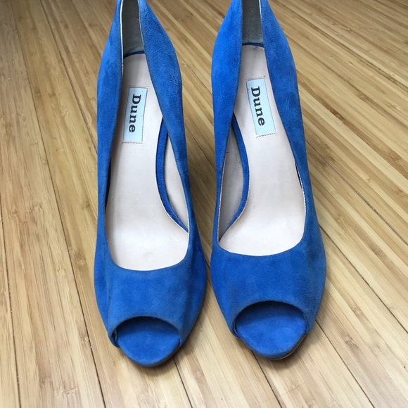 dune blue heels